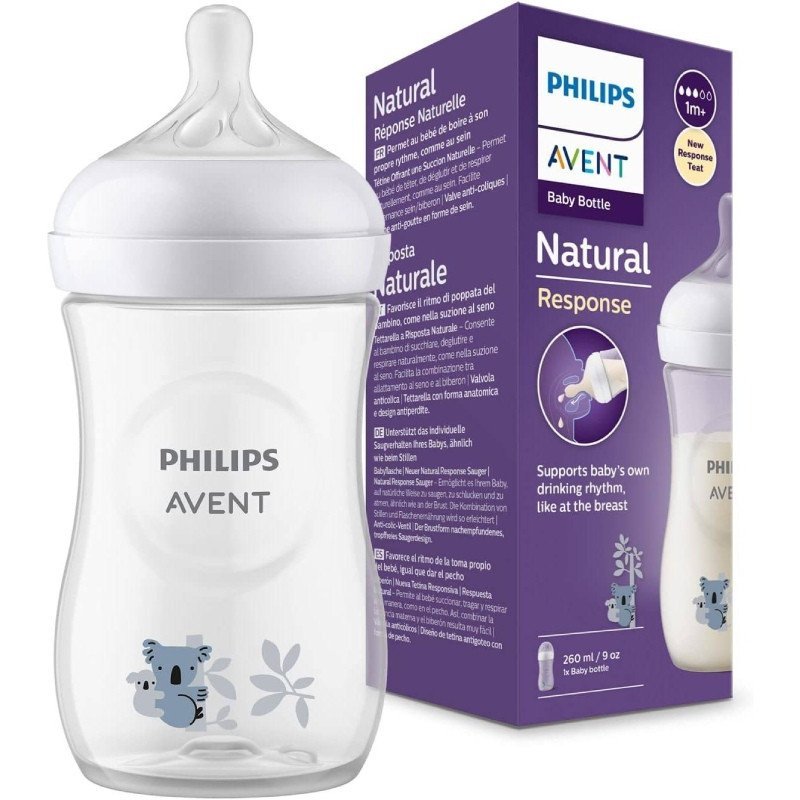 Avent - زجاجة استجابة عبوة واحدة 260 مل