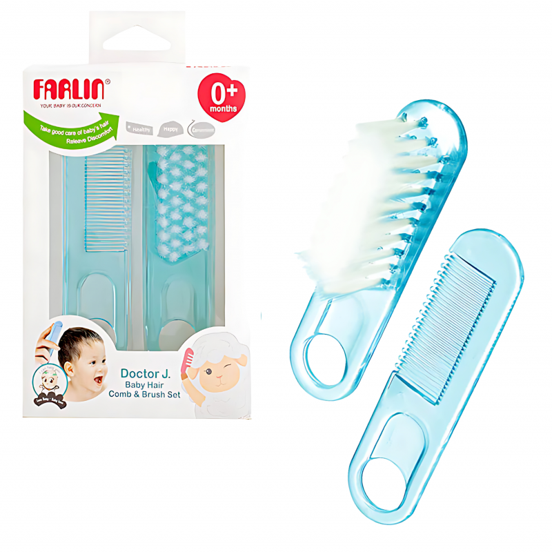 FARLIN - مجموعة مشط وفرشاة من فارلن