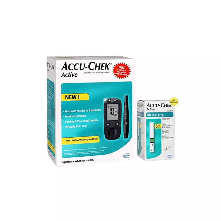 Accu -Chek  جهاز قياس السكر في الدم active