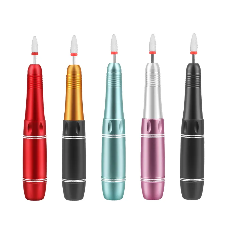 ⁦Enzo - جهاز بدكير كهربائي مع 6 ملحقات - أسود وذهبي⁩ - الصورة ⁦2⁩