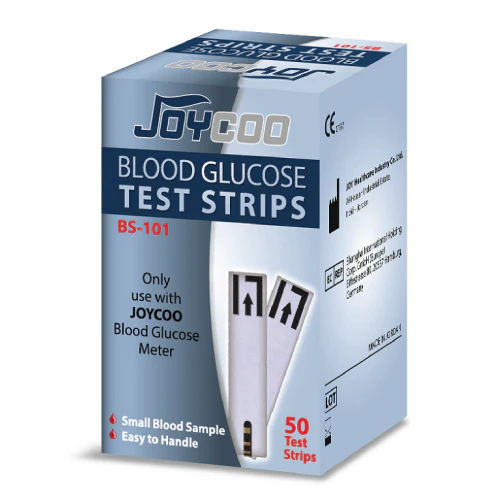 Joycoo - شرائح قياس السكر بالدم 50 شريحة