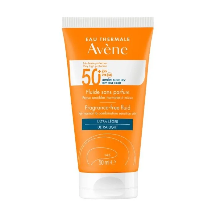 Avene – أفين لوشن واقي شمس خالٍ من العطور SPF 50+