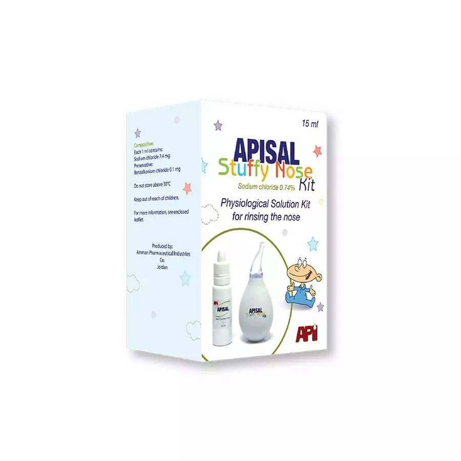 Apisal قطرة الأنف وشفاط الأنف