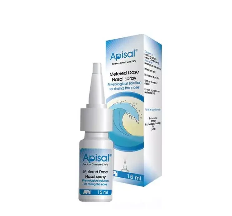 Apisal بخاخ الأنف لإزالة الإفرازات المخاطية 15 مل